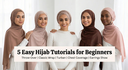 5 Modern Hijab Tutorials from Wazi Empire