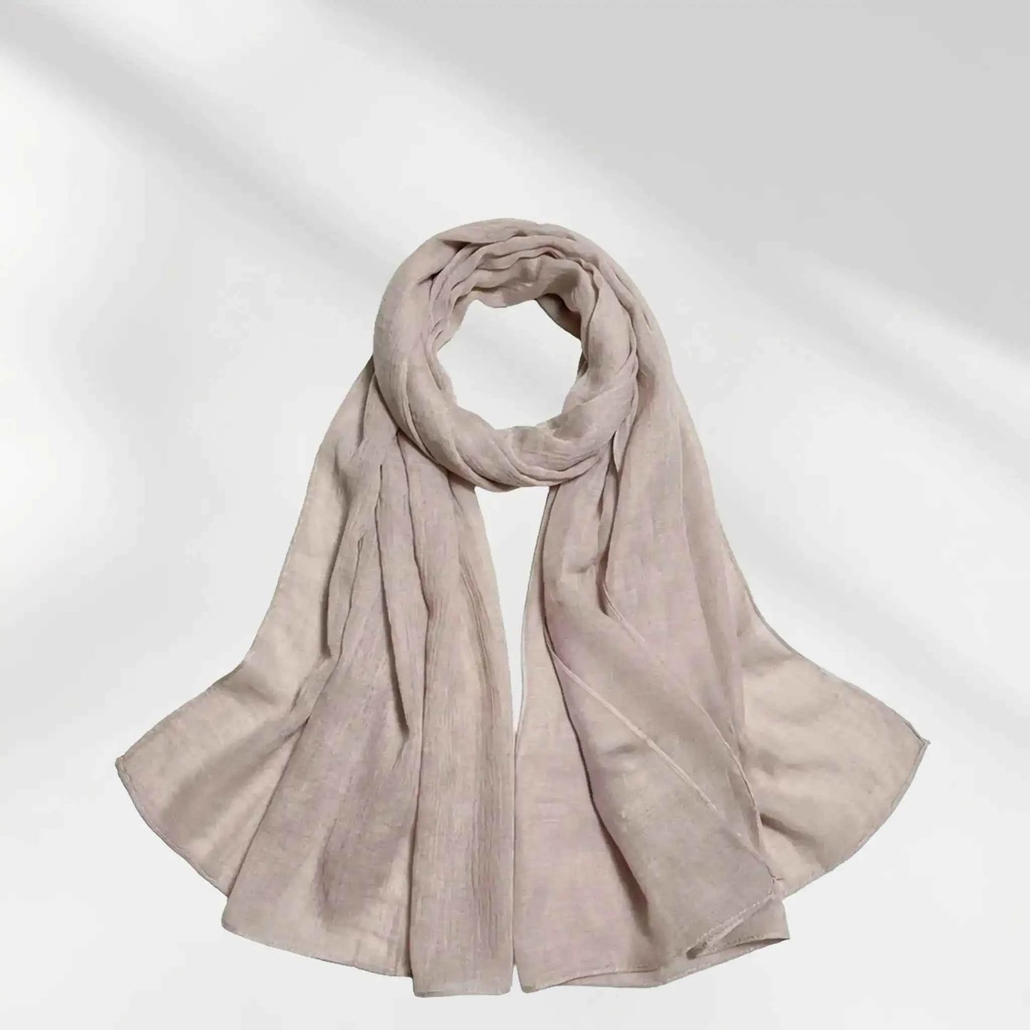 Beige Hijab from Wazi Empire