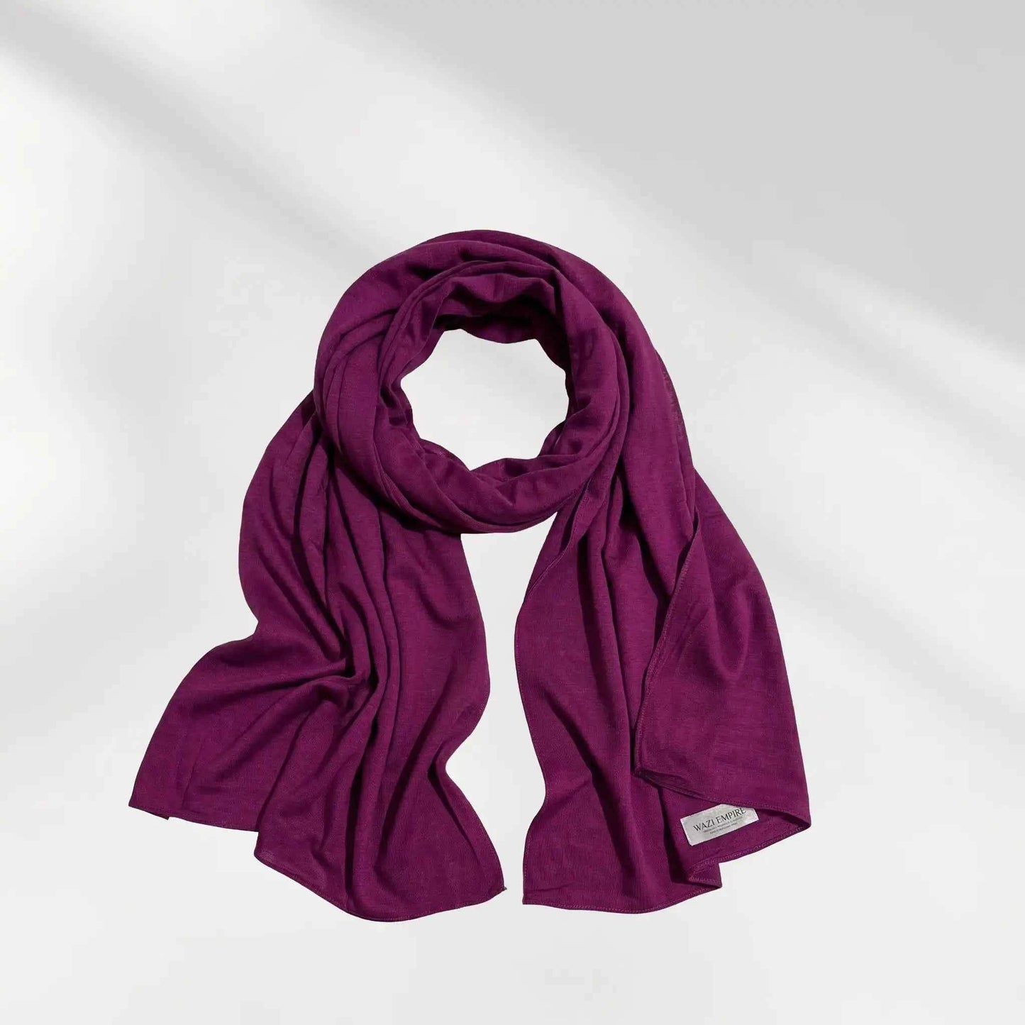 Burgundy Hijab from Wazi Empire