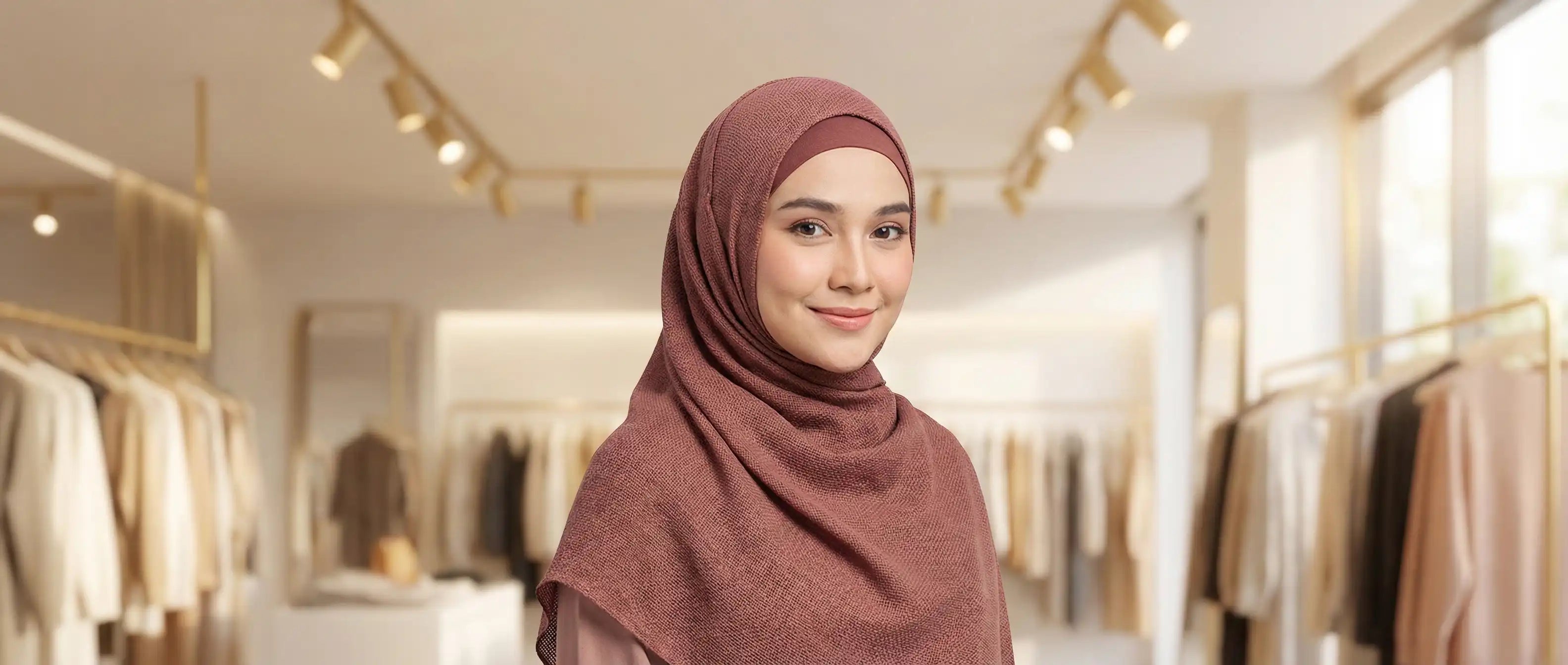 Hijab with Inner Cap USA at Wazi Empire