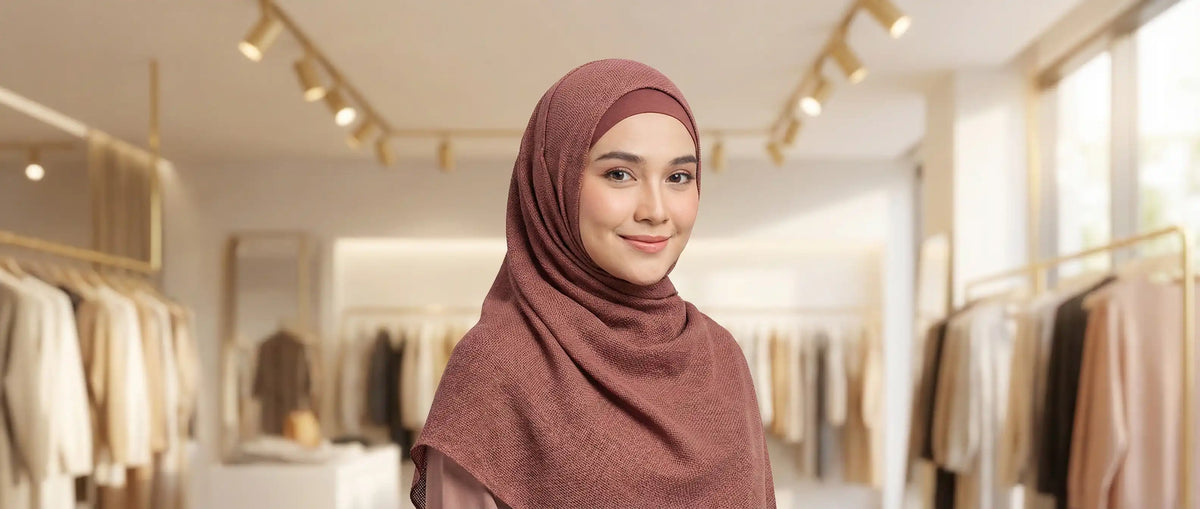 Hijab with Inner Cap USA at Wazi Empire