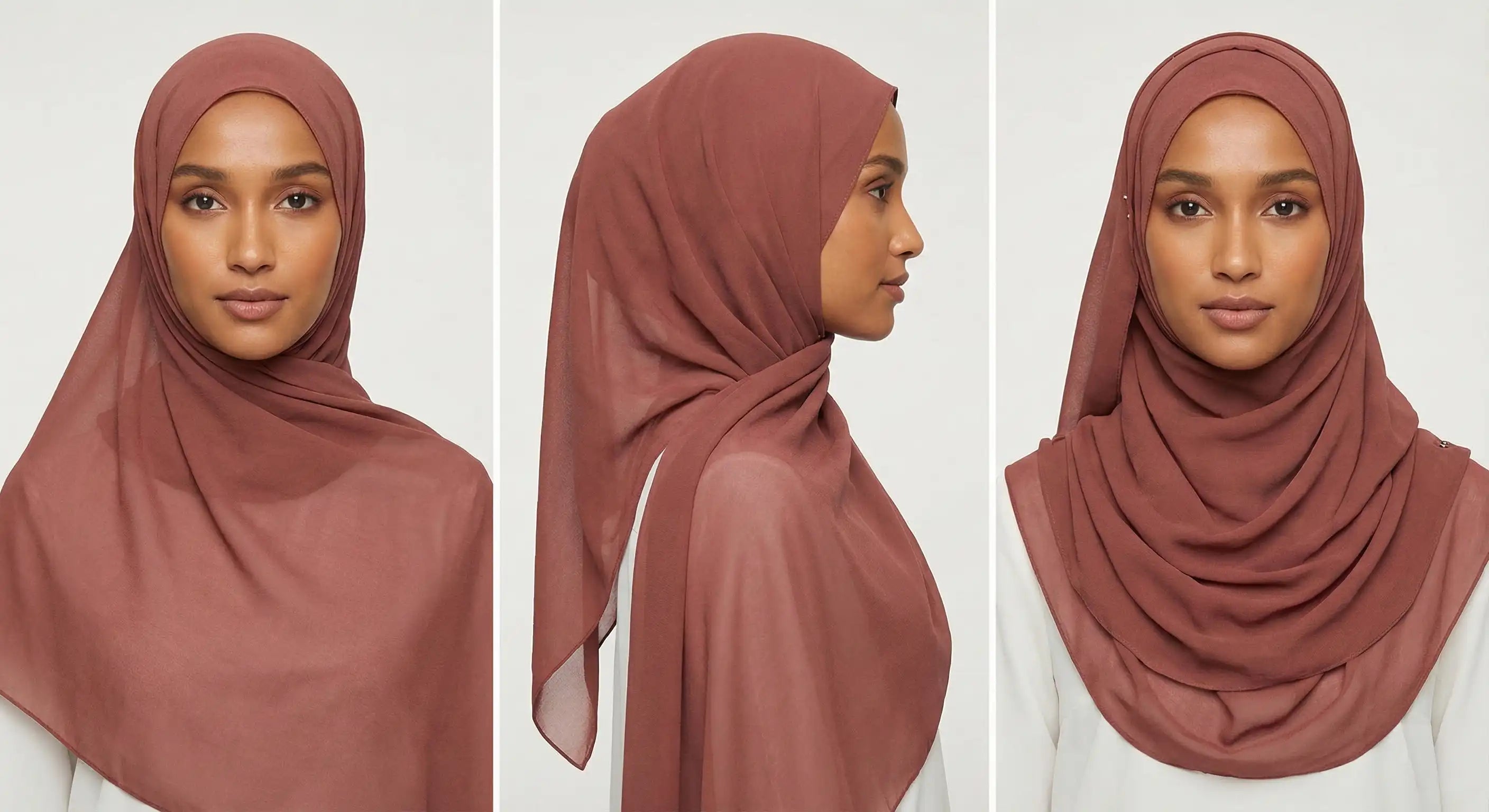 How to Style Premium Chiffon Hijab from Wazi Empire