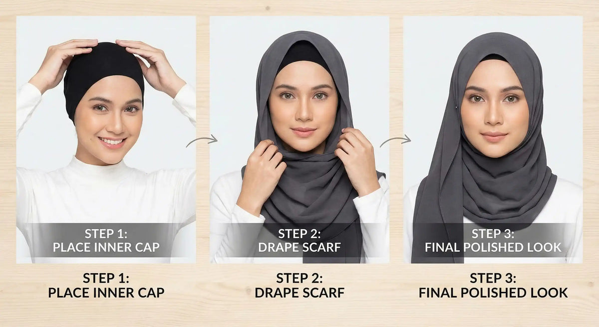 Key Features of Hijab with Inner Cap