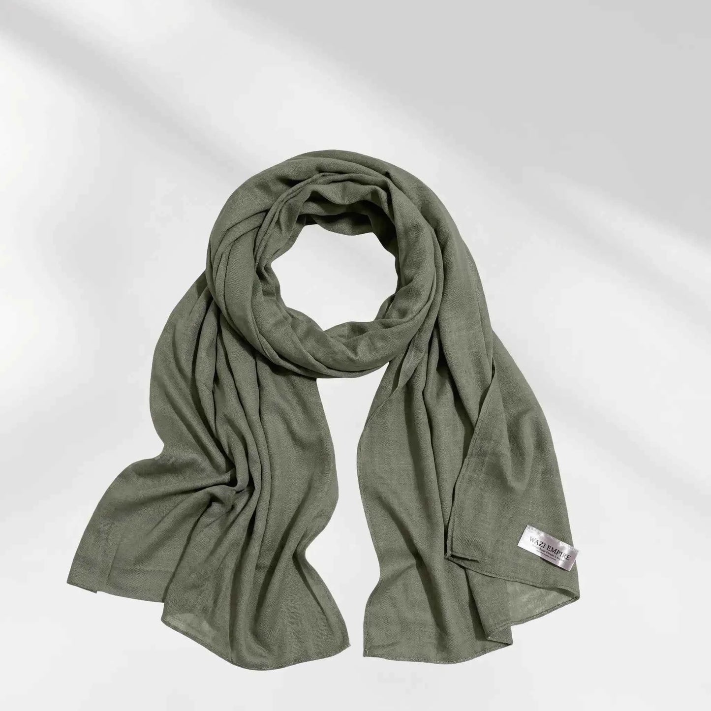 Muted Green Modal Hijab from Wazi Empire