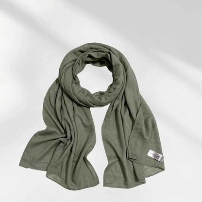 Muted Green Modal Hijab from Wazi Empire