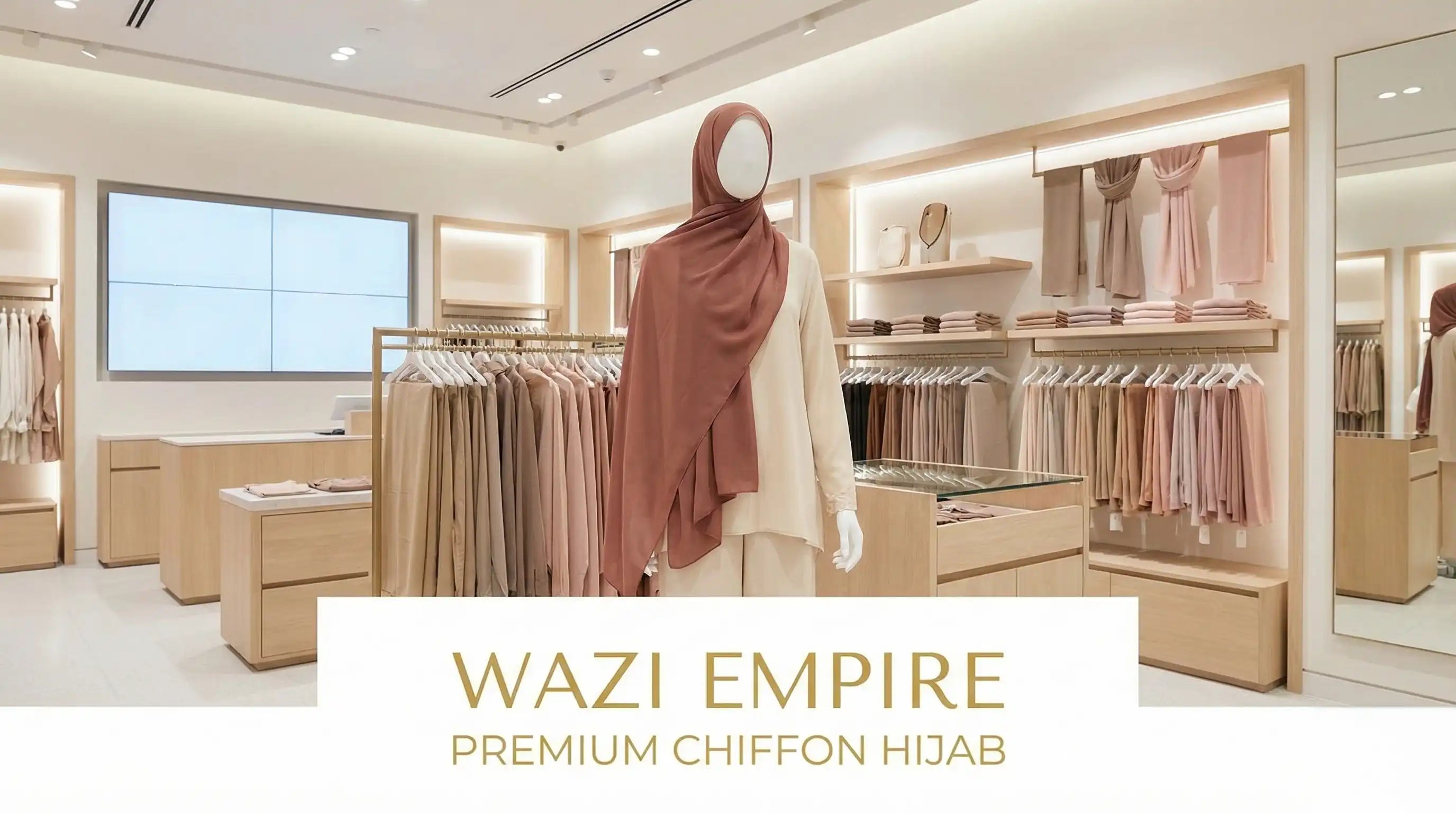 Premium Chiffon Hijab USA at Wazi Empire