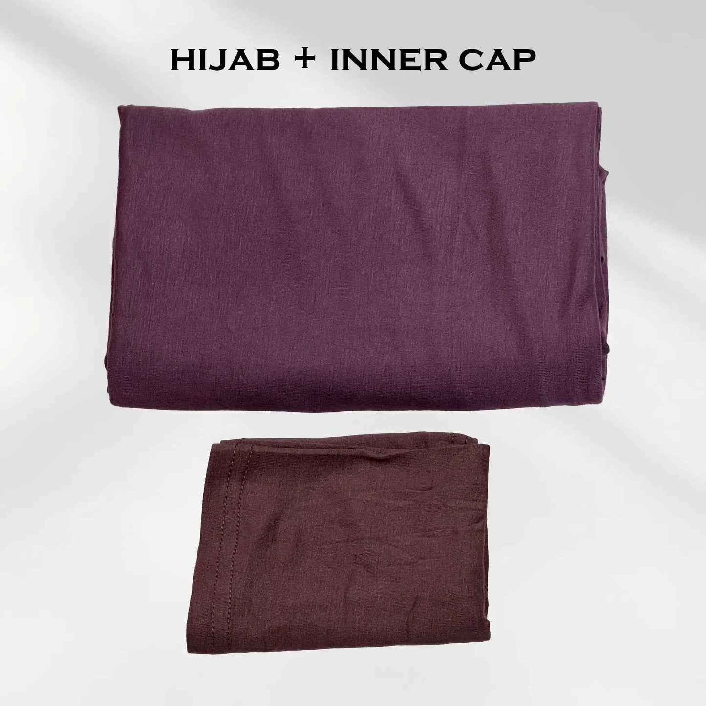 Stretchy Deep Lavender Jersey Hijab with Inner Cap by Wazi Empire