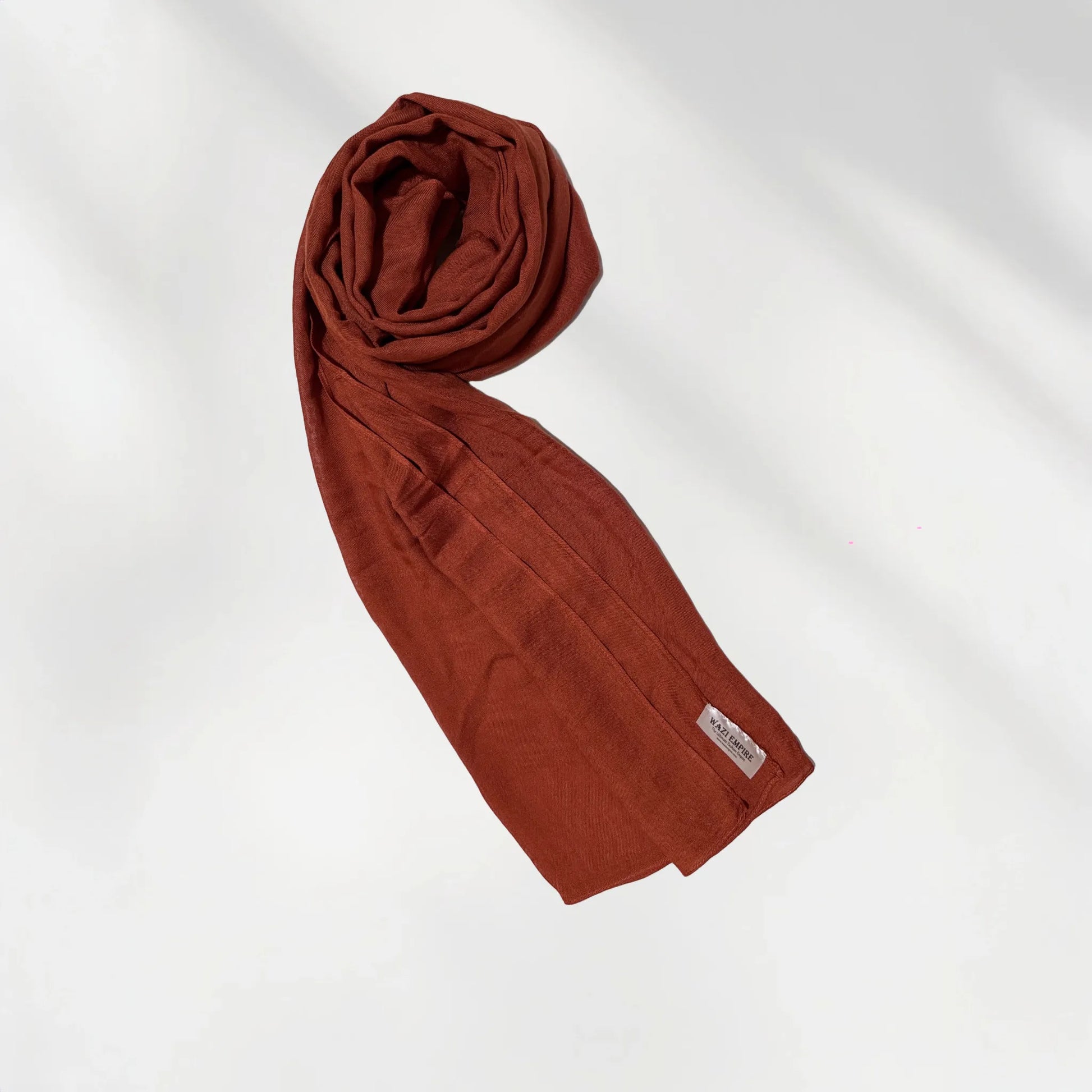 Wazi Empire Brick Color Bamboo Modal Hijab