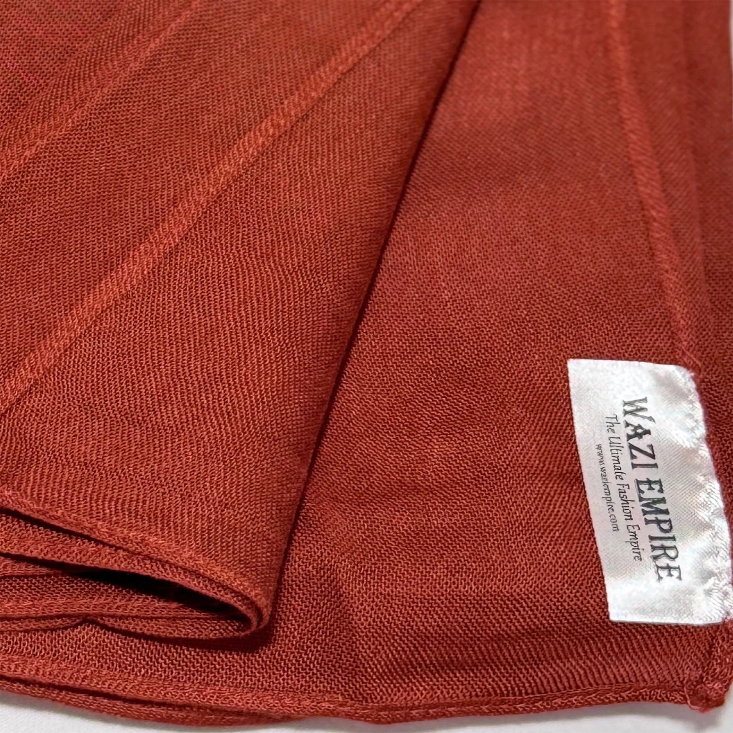 Wazi Empire Brick Color Bamboo Modal Zoom Hijab