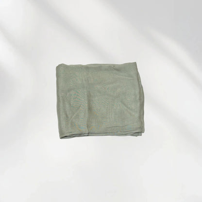 Wazi Empire Muted Green Color Bamboo Modal Hijab