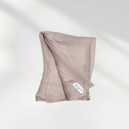Wazi Empire Single Beige Color Bamboo Modal Single Hijab With Logo