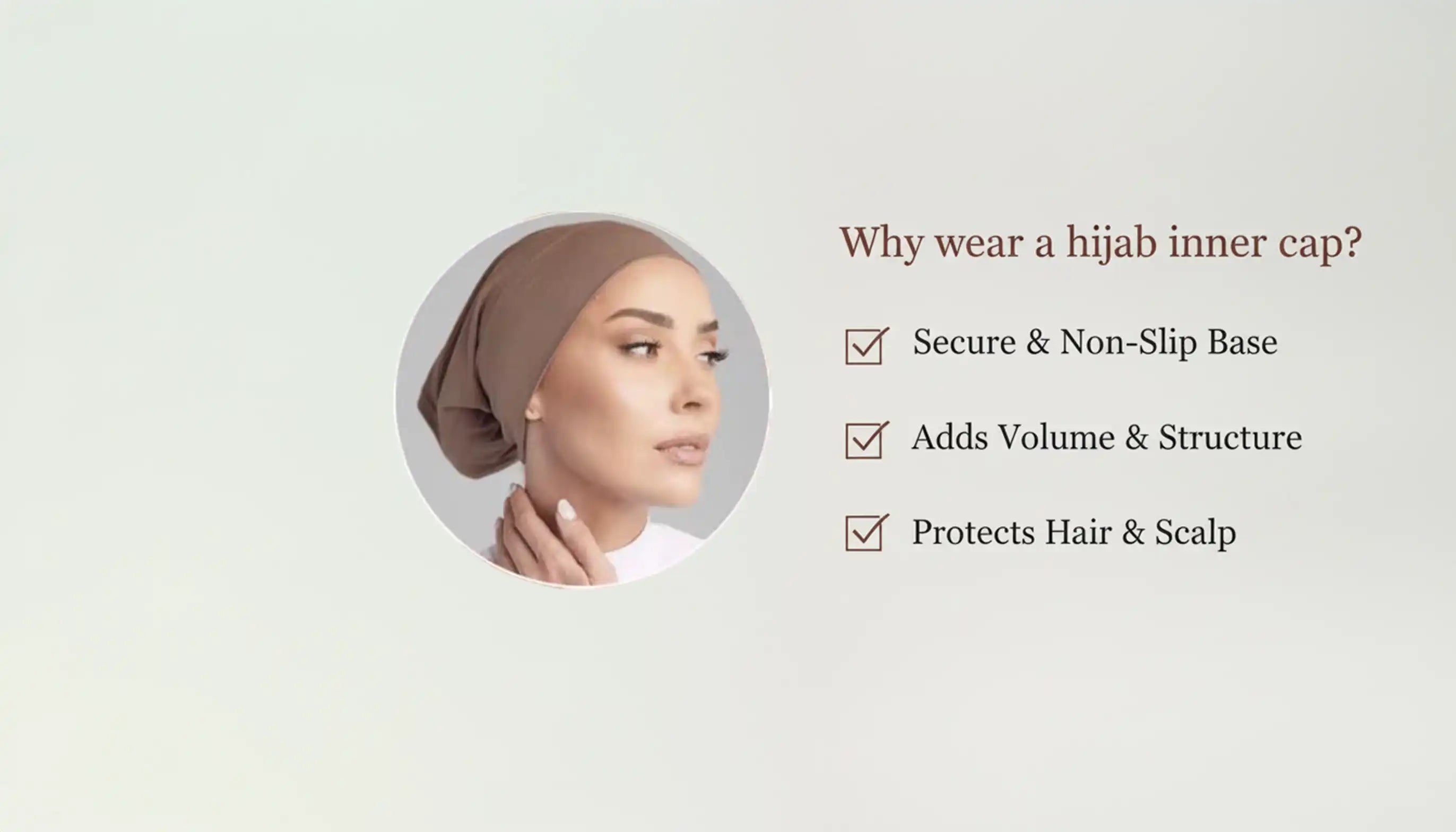 Why wear a hijab inner cap?