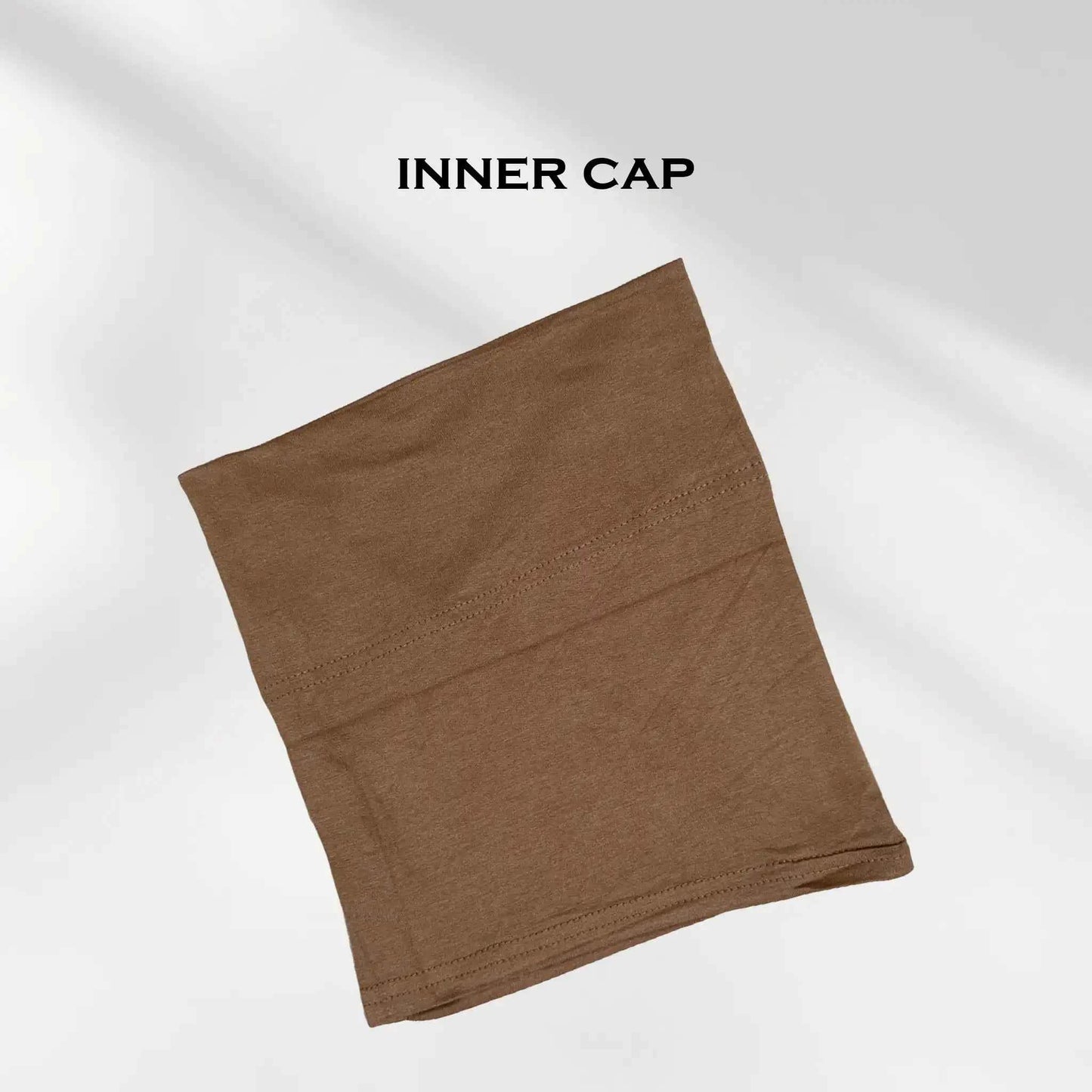 Brown hijab undercap included free with every Wazi Empire modal hijab set 
