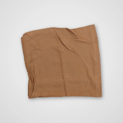 Stretch jersey hijab cap in a coordinating shade, included free with the gold chiffon hijab