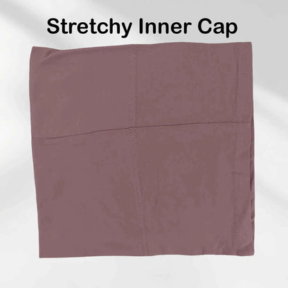 Stretch jersey hijab undercap included free with every Wazi Empire hijab order