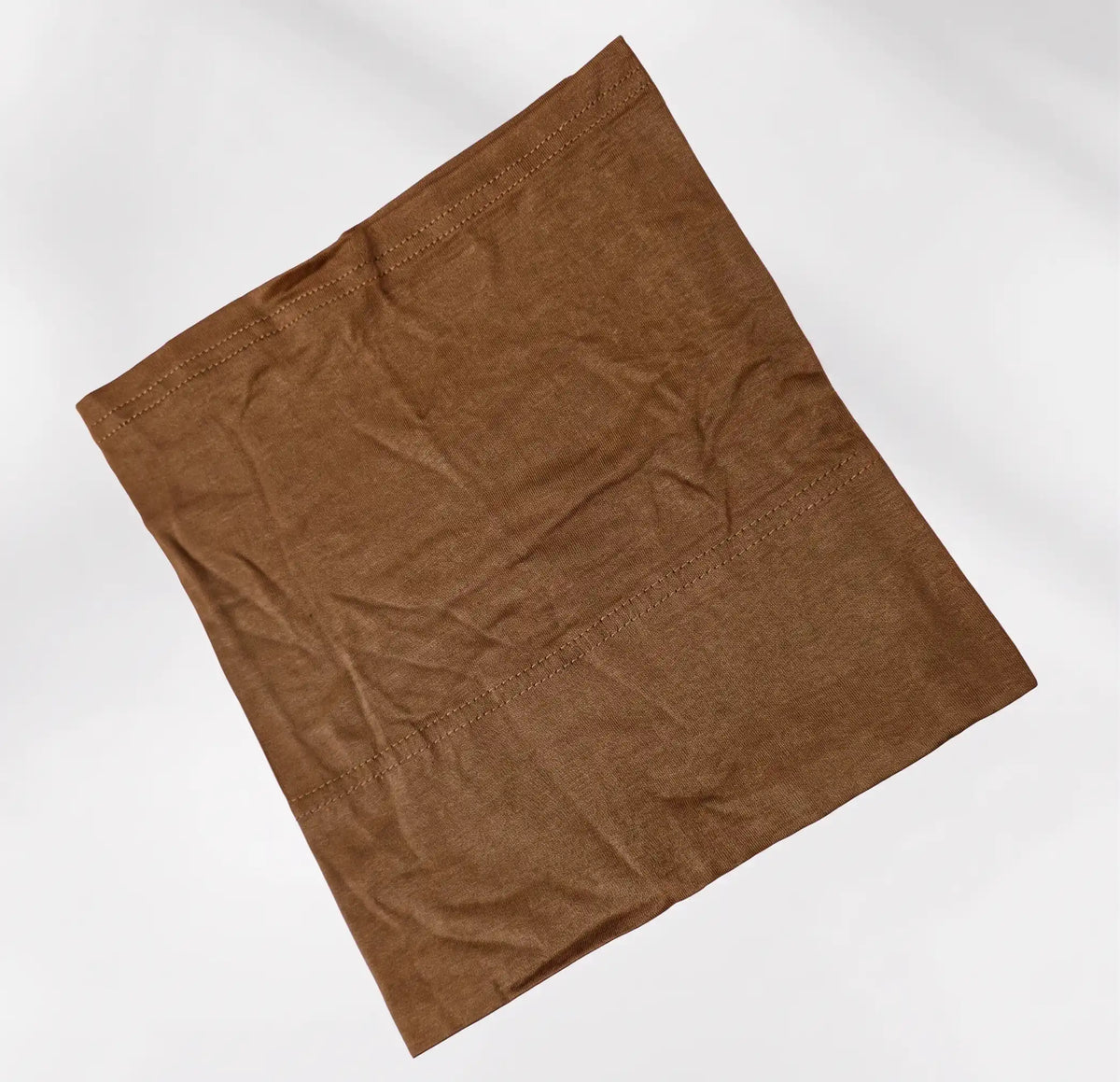 Brown stretchy jersey hijab cap included free with the set